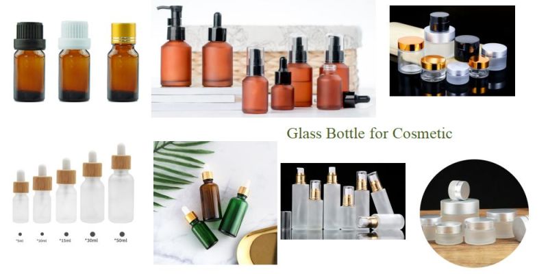 Soft Touch Dropper Glass Bottle for Cosmetic Serum