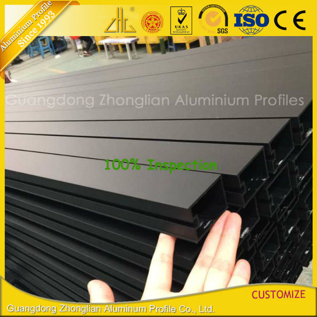OEM Powder Coated Anodized Aluminium Extrusion for Glass Wall