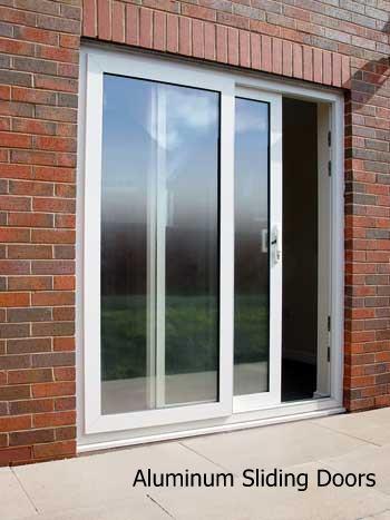 Double Glass Panel Aluminium Sliding Door (sliding patio door)