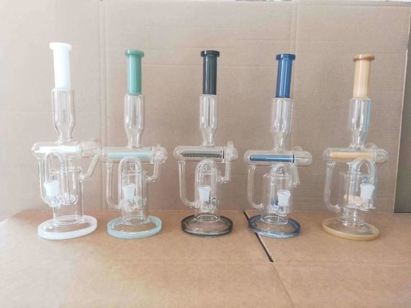 Heat-Resistant Glass Products Borosilicate Glass Handmade Smoke Pipe