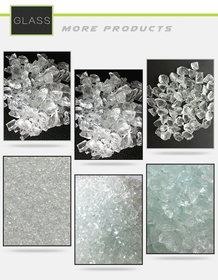 Crushed Clear Glass for Sand Blasting