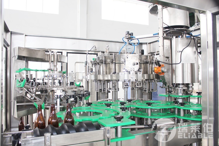 PLC Control Automatic Glass Bottle Alcohol Filling and Capping Machine