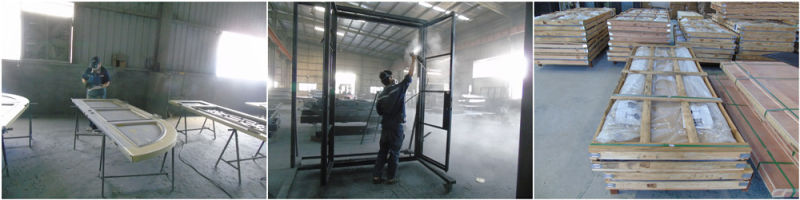 Exterior Aluminium Coating Glass Folding Bifold Doors Best Solid