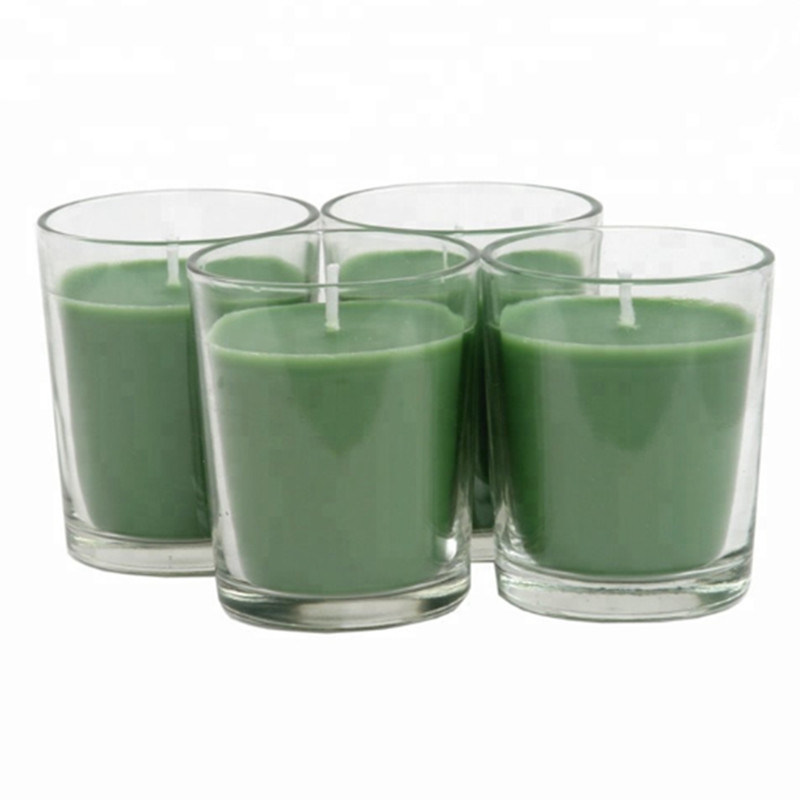 Cheap Matte Color Empty Round Glass Candle Jars in Bulk