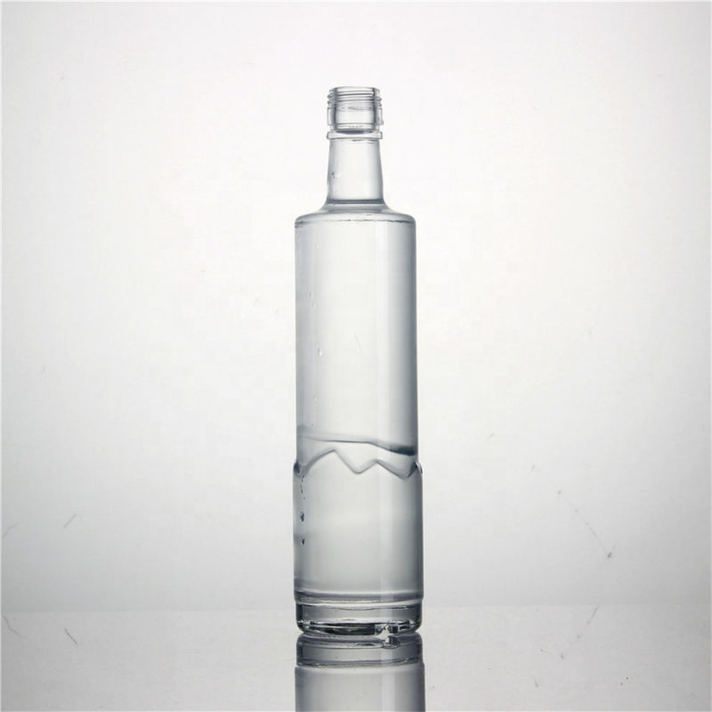 75cl Custom Screen Printing Empty Vodka Bottle Glass