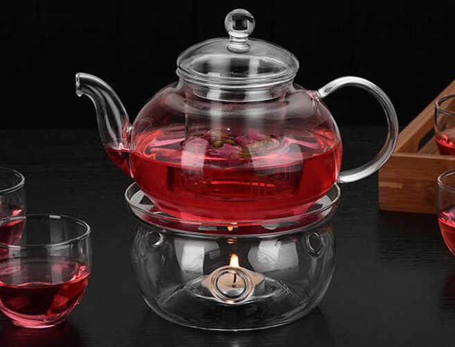 Borosilicate Glass Tea Set Glassware Glass Tea Pot Pyrex Tea Set