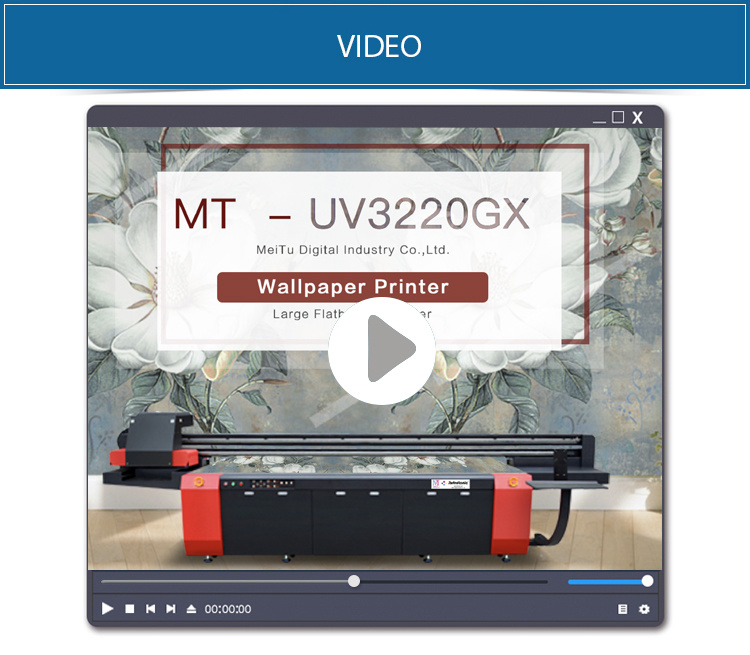 Mt Mtutech Digital Printing Machine 3D Effect UV Flatbed Printer for Glass Ceramic Carpet Printing