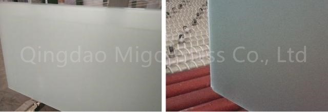 Frosted Glass Acid Etched Tempered Glass with Ce ISO CCC