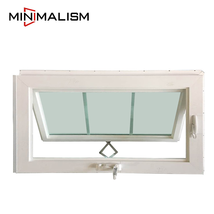 Tempered Glass Thermal Break Aluminum Awning Window From Chinese Supplier
