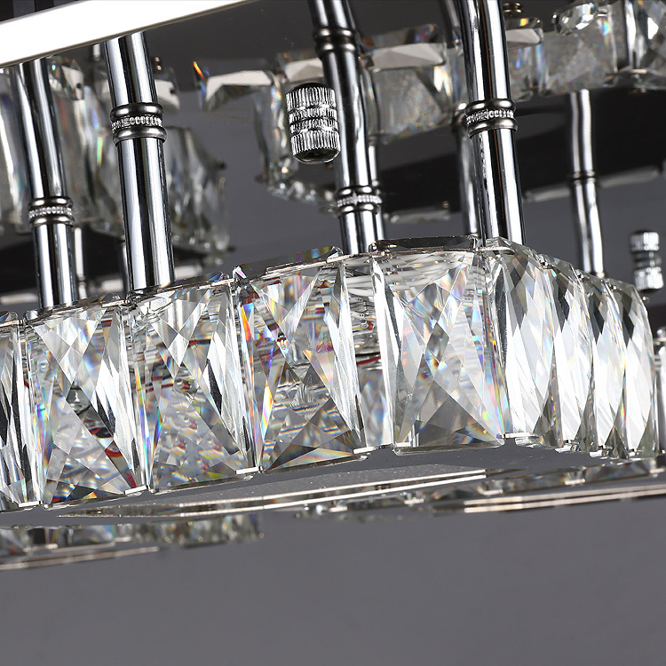Lighting Crystal Pendant Ceiling Lamp Glass Cover
