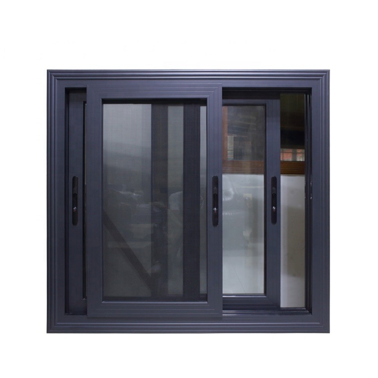 Durable Thermal Break Double Glass Aluminium Window/Aluminium Glass Sliding Window