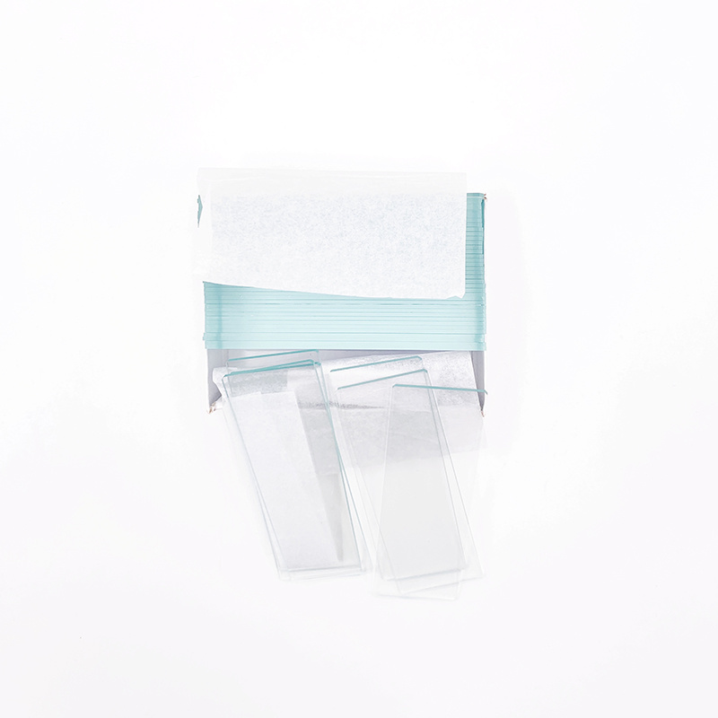 Single Frosted End Ground Edges Disposable Use Laboratory Microscope Slides and Cover Glass