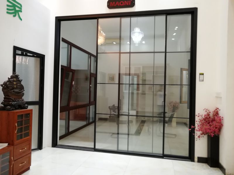 Slim Frame/Narrow Frame Aluminium Glass Sliding Door for Room