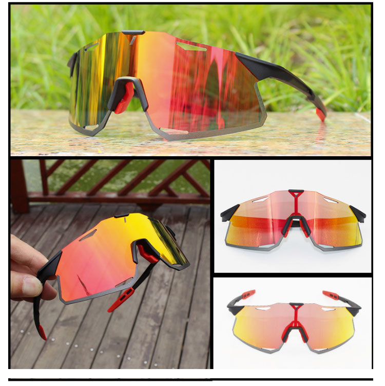 Sun Glasses 3 Interchangeable Lenses Running Sunglasses Set Sports Eyewear