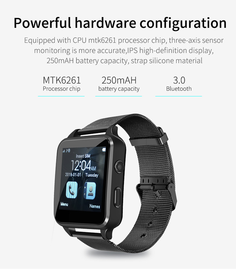 Bluetooth Smart Watches Touch Screen Bluetooth Smart Watch with Camera