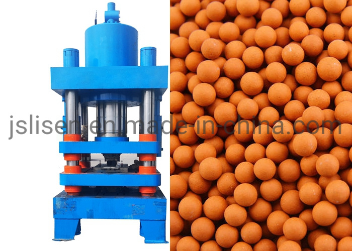 Big Pressure Ball Making Tablet Press Machine From Changzhou Lishen Large TCCA Chlorine Chemical Rotary Tablet Press