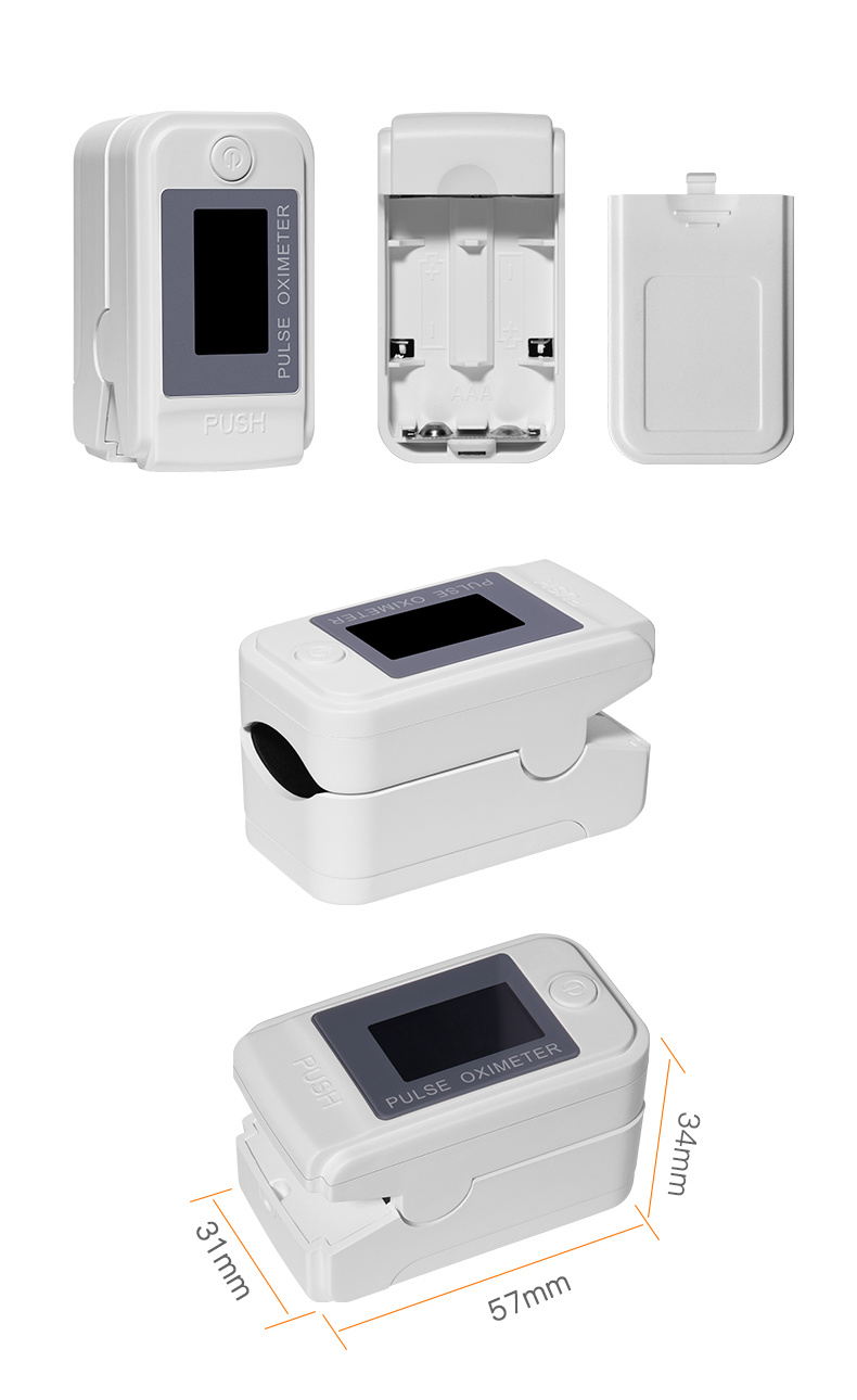 Spot Sell for Handheld Monitor Medical Finger Fingertip Pulse Oximeter Finger CE