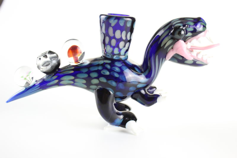 Wholesale Creative Colorful Dragon Design Glass Smoking Pipe Water Pipe