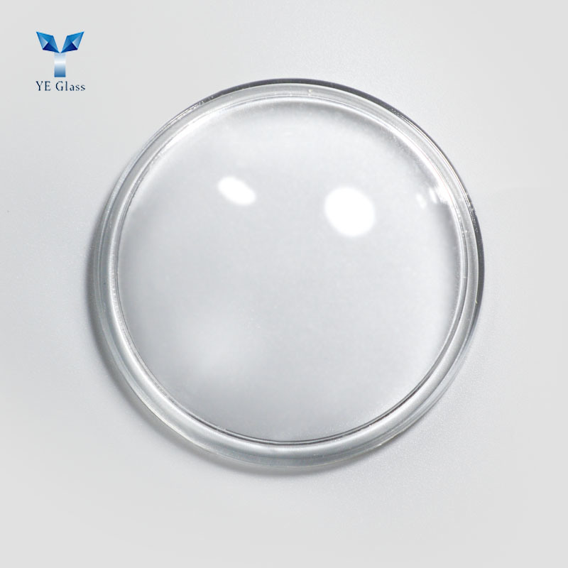 Customized Half Ball Lens Pressed Glass Headlight Lens