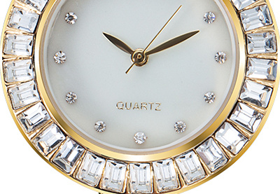 Luxury Crystal Bezel Fashion Pearl Watch