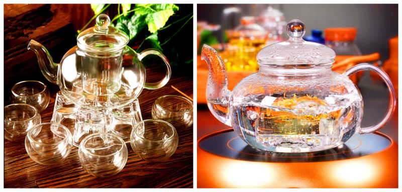 Borosilicate Glass Tea Set Glassware Glass Tea Pot Pyrex Tea Set