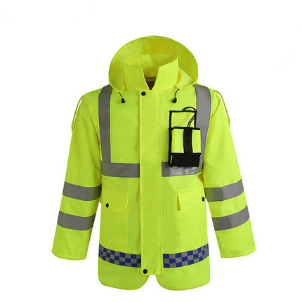 Safety Protective Jacket for Reflective Work Uniform