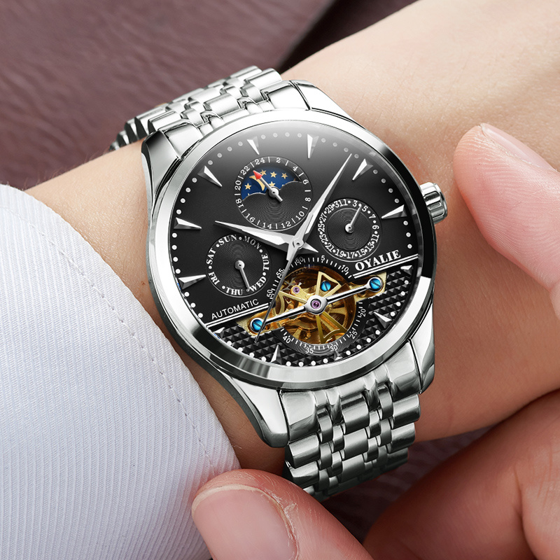 Good Quality Skeleton Watch Mechanical Watch for Men Sapphire Glass