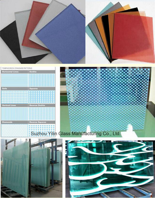 Colored Flat Tempered Glass for Sliding Door