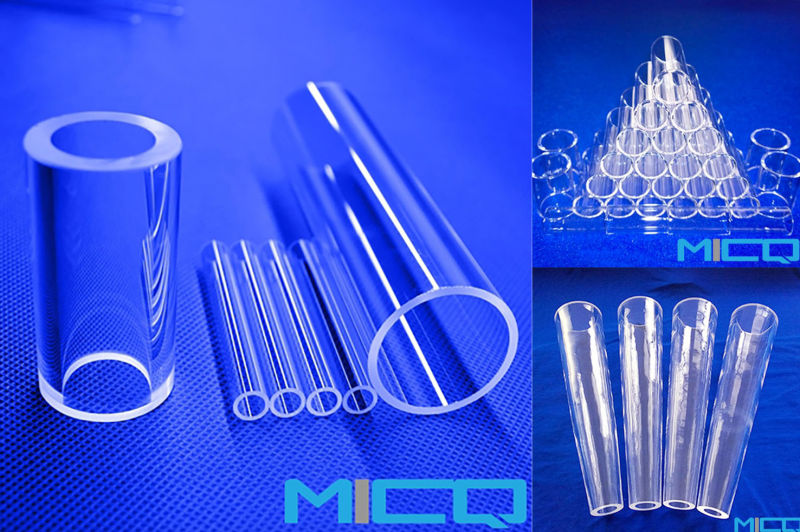 High Quality Silica Fused Quartz Glass Tube/Pipe/Glassware/Labware