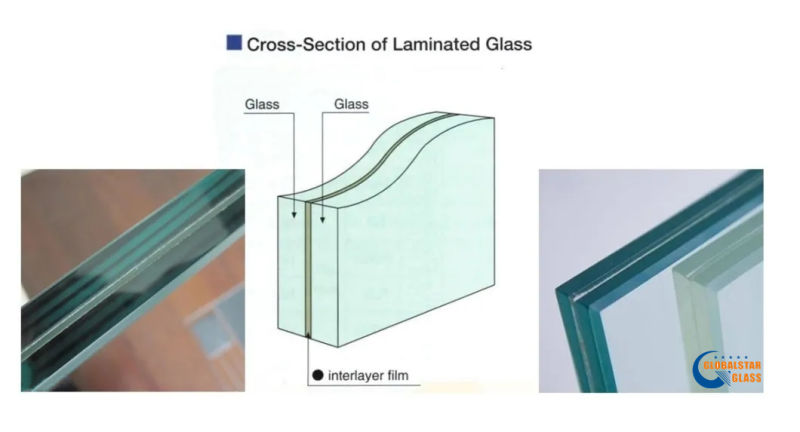 Laminated Tempered Glass/Laminated Glass with Colored PVB
