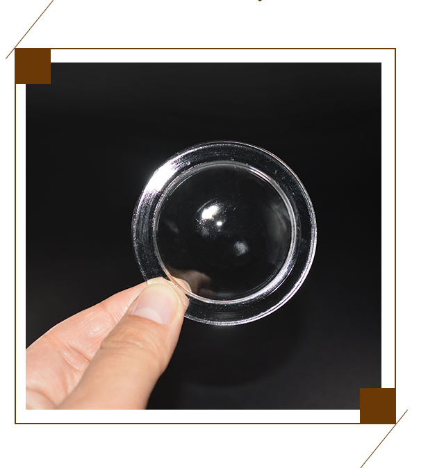 Mold Pressed Glass Clear Lens Cover Optical Glass Lighting Lens
