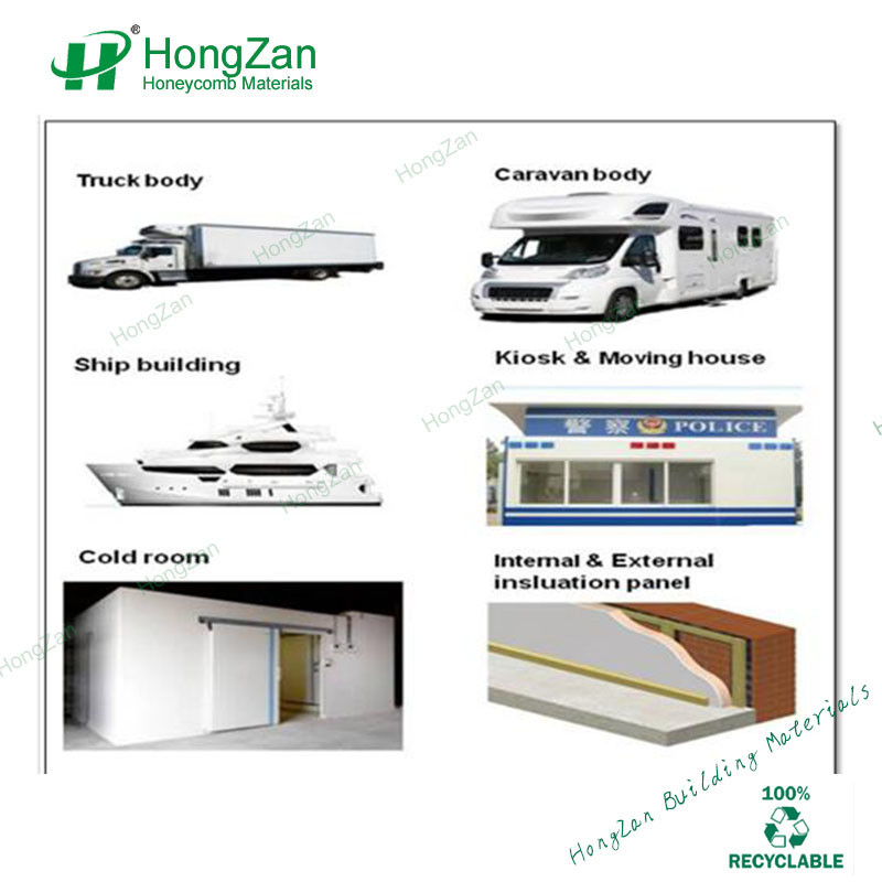 Fiberglass (FRP) Honeycomb Panels for Trailer and Exterior Wall Panels