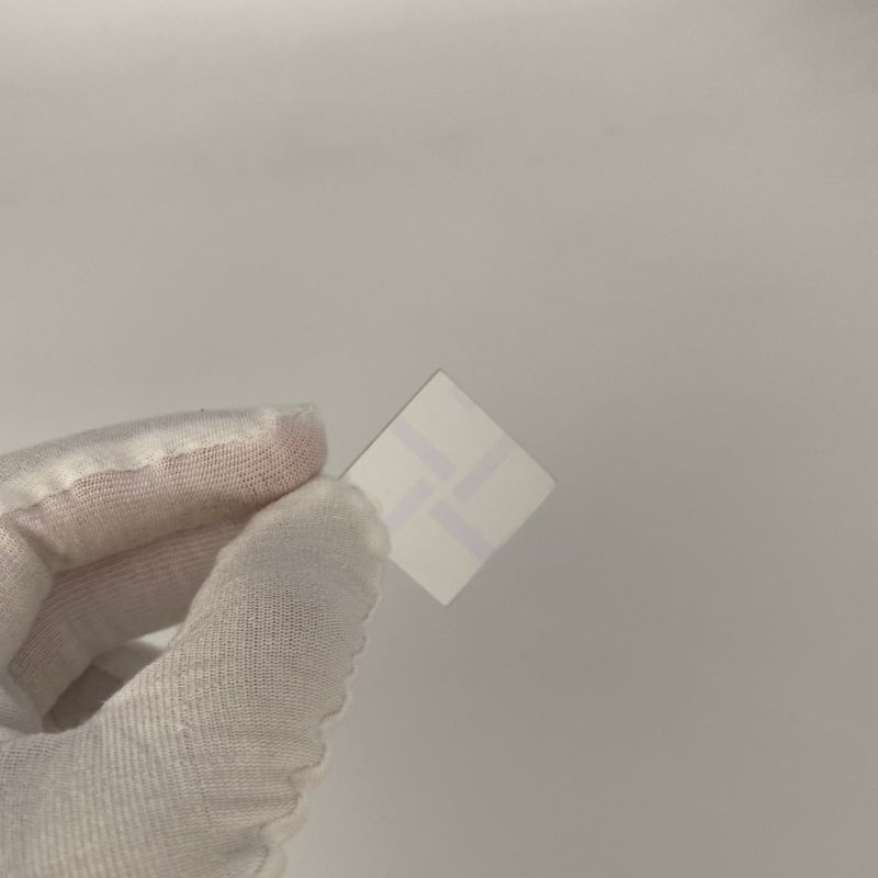 Custom 25X25X1.1mm ITO/Fto Coated Conductive Pattern Glass for Lab