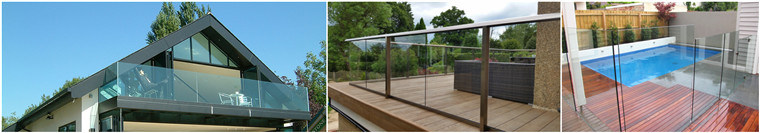 Custom Stair Glass Balustrade Panels (Toughened Glass)