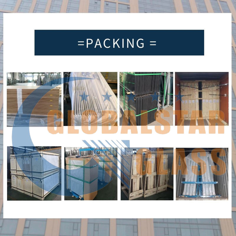 6.83mm, 8.38mm Light Grey Laminated Glass/ PVB Laminated Glass/ Jumbo Size Laminated Glass/ Milk White Laminated Glass/ Silk Printed Laminated Glass