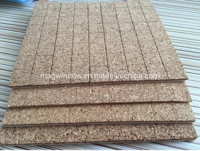 Double Glazing Glass Cork Pads Insulating Glass Self Adhesive Cork Dividers for Double Glazing Glass Making