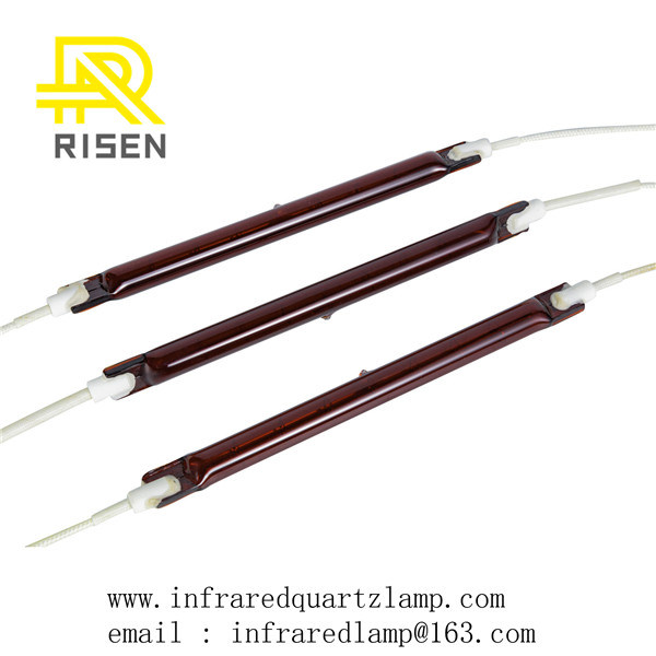 Gold Coating IR Emitters Quartz Glass Heating Tube Halogen Lamp Short Wave Infrared Heater