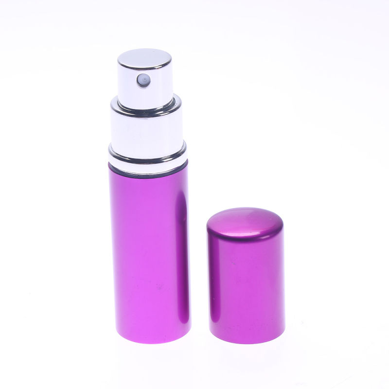 Fragrant Glass Liner Spray Bottle Aluminum Shell High-Grade Metal Perfume Empty Bottle