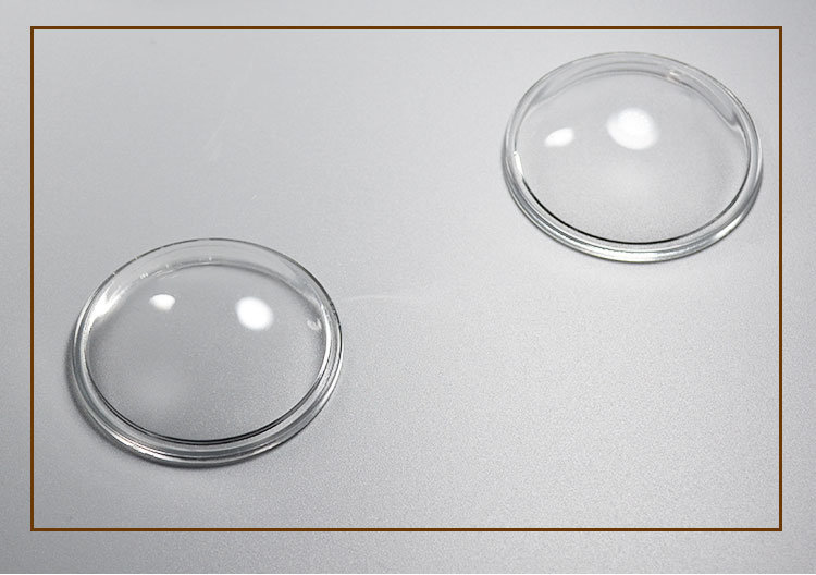 Customized Half Ball Lens Pressed Glass Headlight Lens