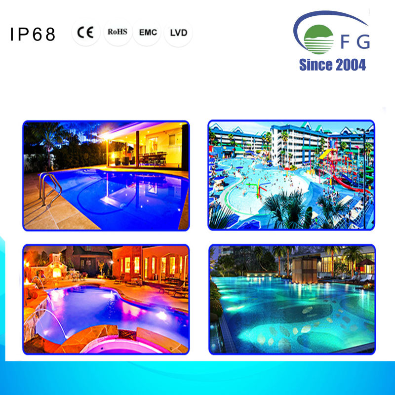 35W 12V IP68 Glass PAR56 LED Underwater Swimming Pool Light