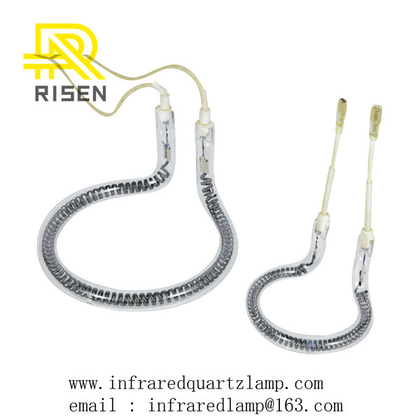 Gold Coating IR Emitters Quartz Glass Heating Tube Halogen Lamp Short Wave Infrared Heater