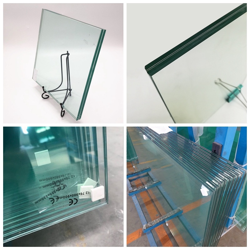 PVB SGP Laminated Glass for Constructions, Tempered Toughened Laminated Glass Manufacture China