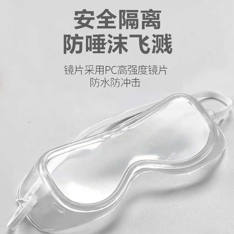 Medical Eye Glass Anti Infection Splash Clear Transparent Goggles