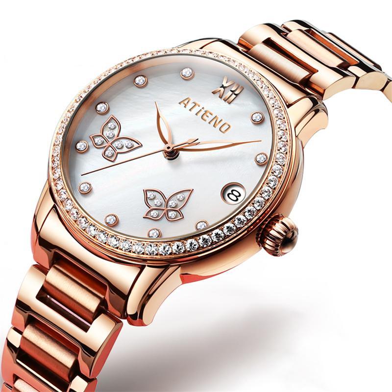 Professional Minimalist Style OEM Wristwatch Fashion Casual Quartz Watch Ladies