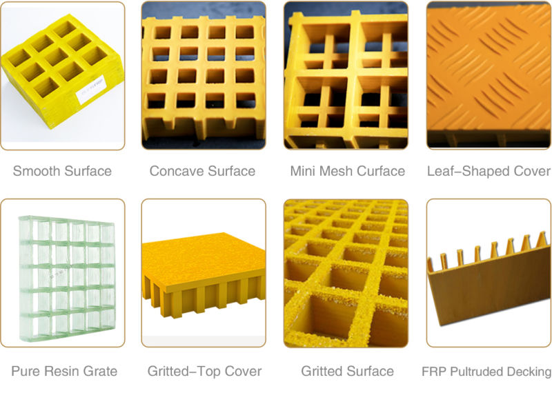 Building Material Glass Reinforced Plastic Cover for Platfrom