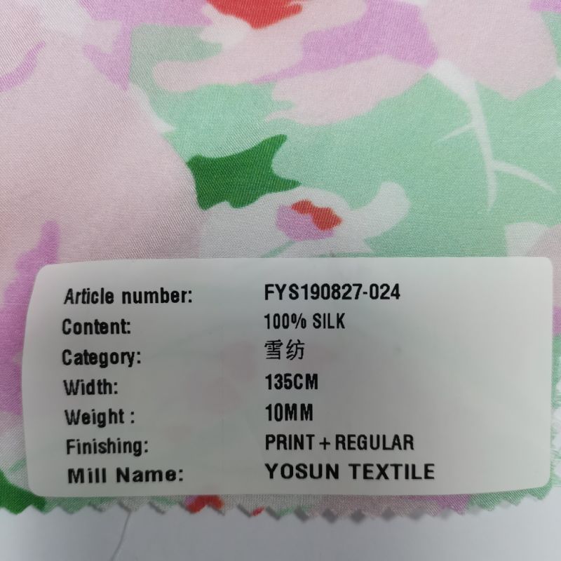 10mm Silk Chiffon 100% Silk High Class Printed