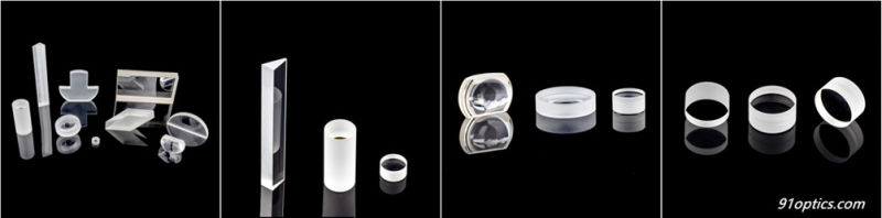 Optical Glass Cylindrical Coated Lens with Ar Coating