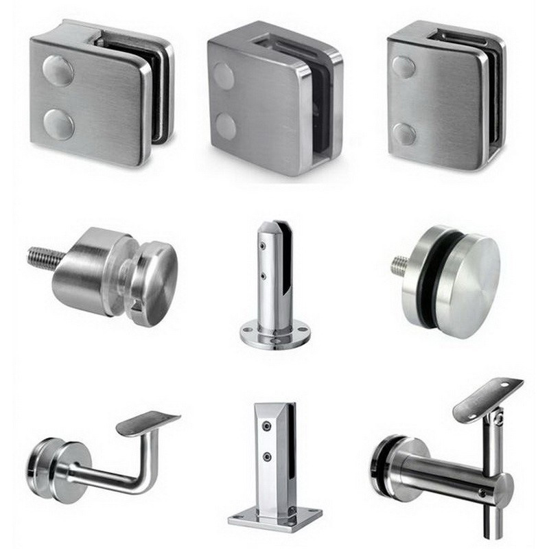 OEM Stainless Steel Glass Clamp for Plywood Panel and Glass Panel
