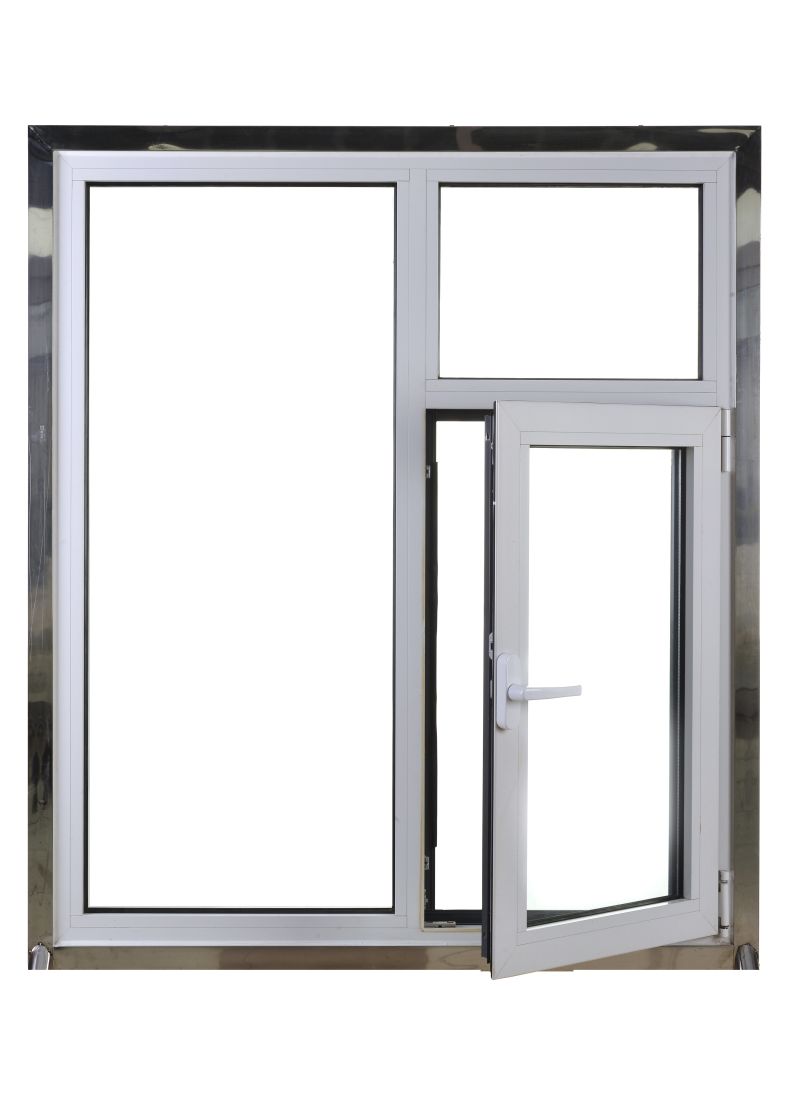 Double Tempered Low-E Glass Thermal Break Aluminum Soundproof Casement Window