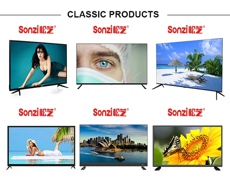 32 Inch Style LED TV with Tempered Glass, Explosion Proof, Smart LED TV with WiFi and LAN